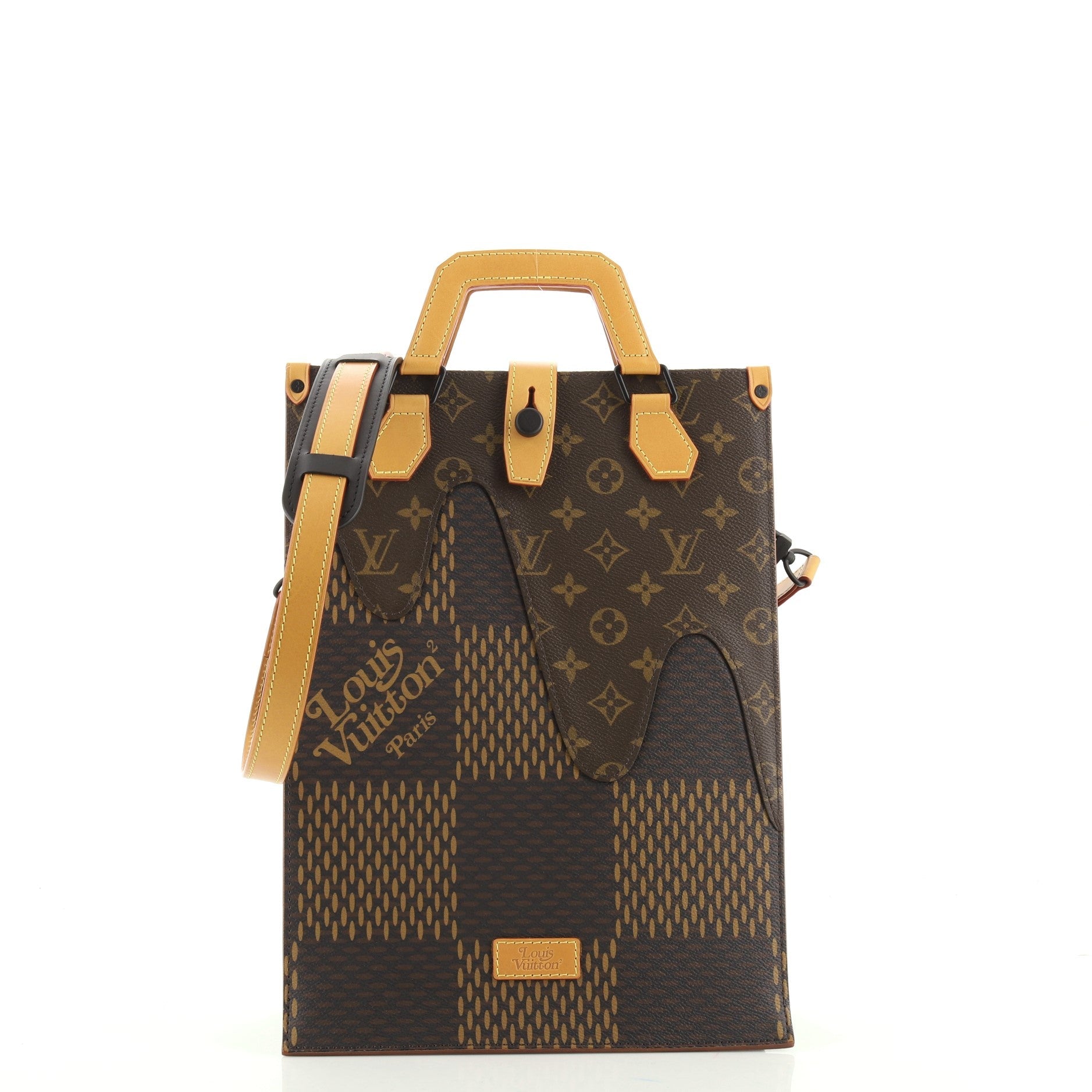 Nigo Tote Limited Edition Giant Damier and Monogram Canvas Mini