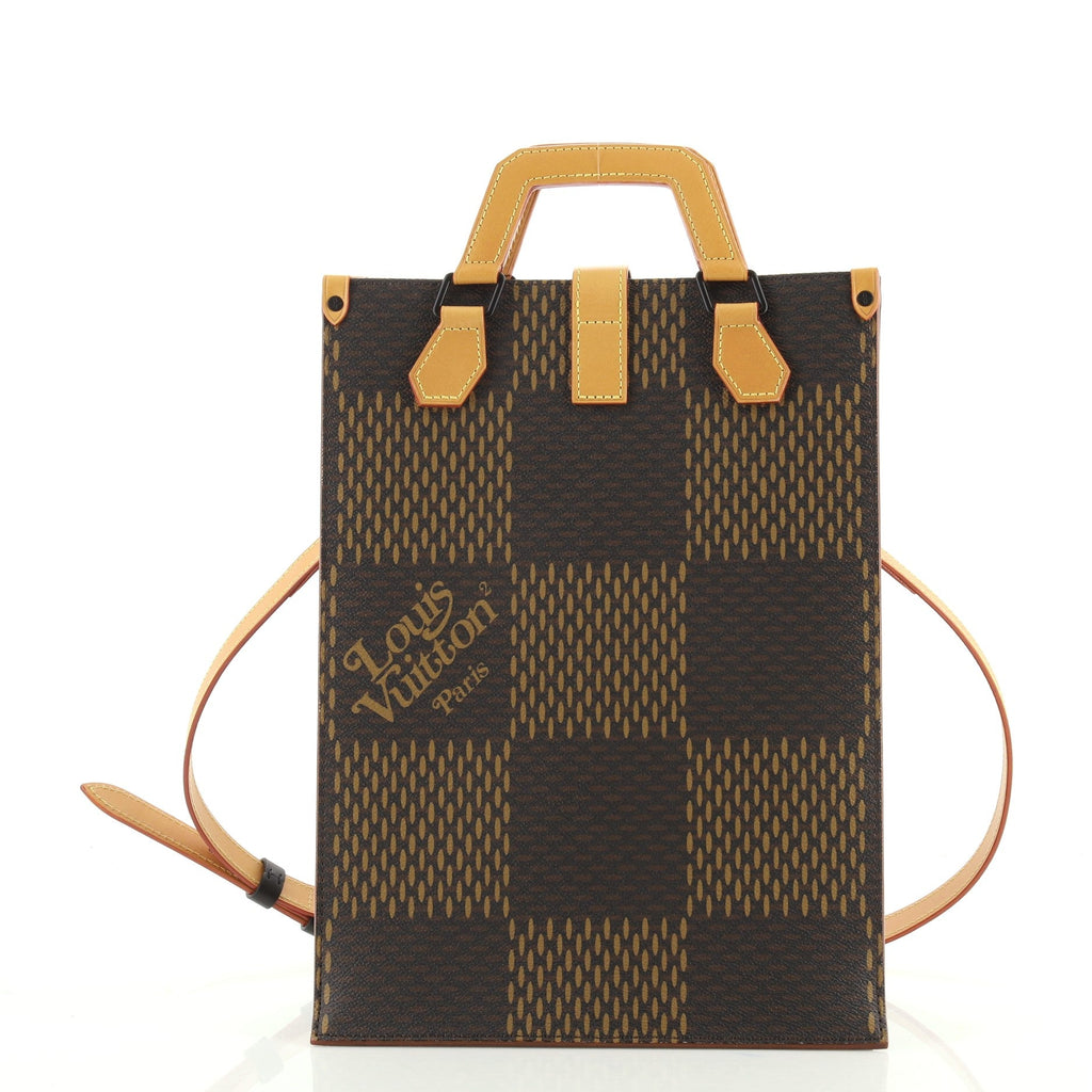 Nigo Tote Limited Edition Giant Damier and Monogram Canvas Mini