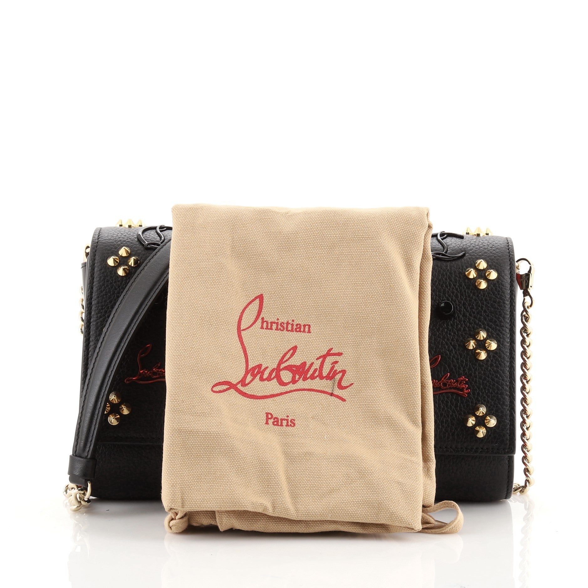 Paloma Clutch Embellished Leather Small