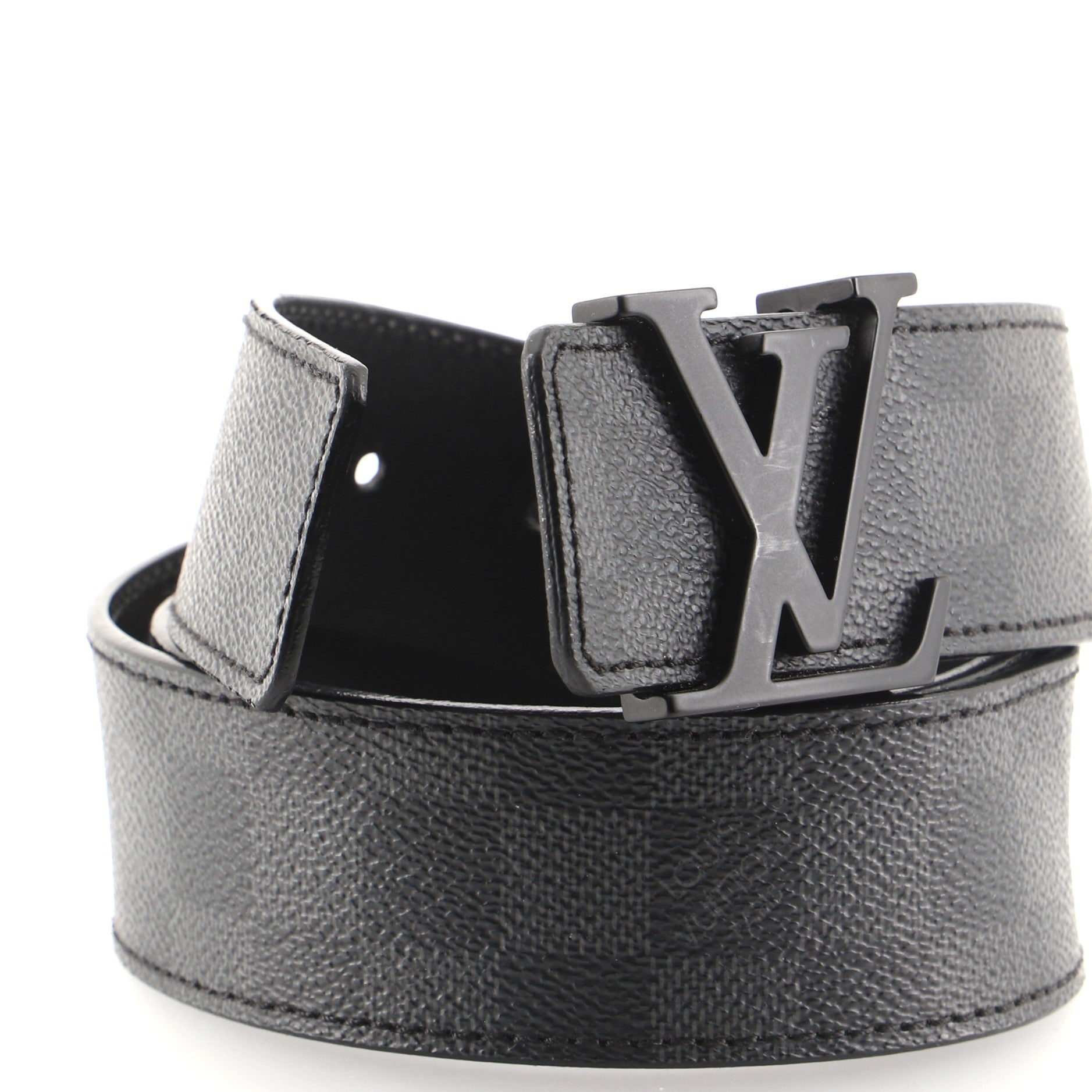 LV Initiales Belt Damier Graphite Wide 85