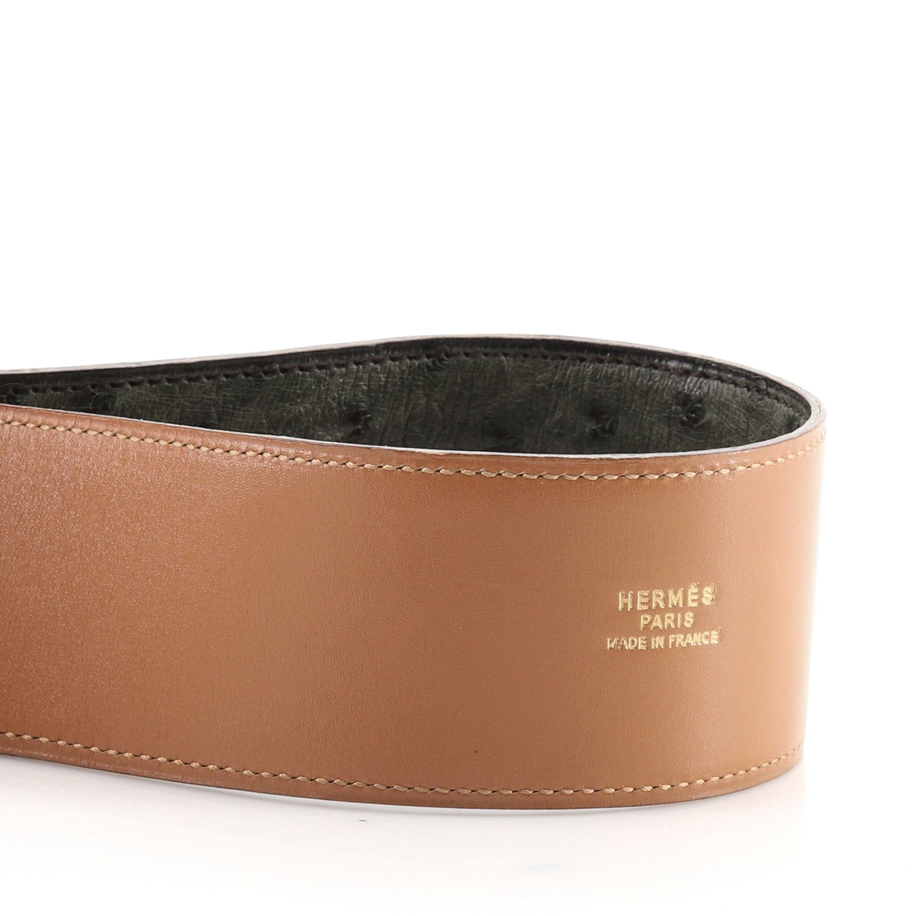 Collier de Chien Belt Ostrich Wide 90