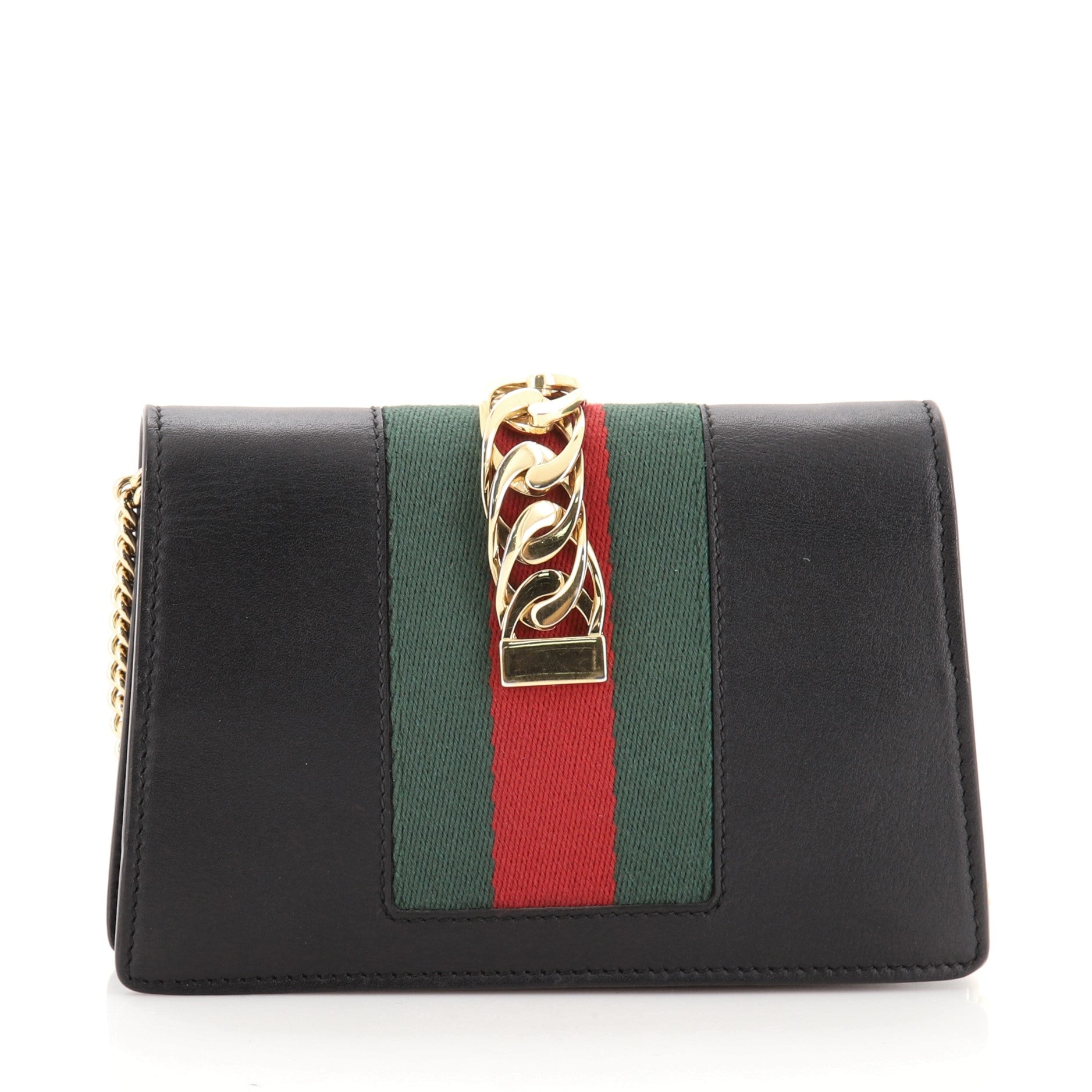 Sylvie Chain Shoulder Bag Leather Super Mini
