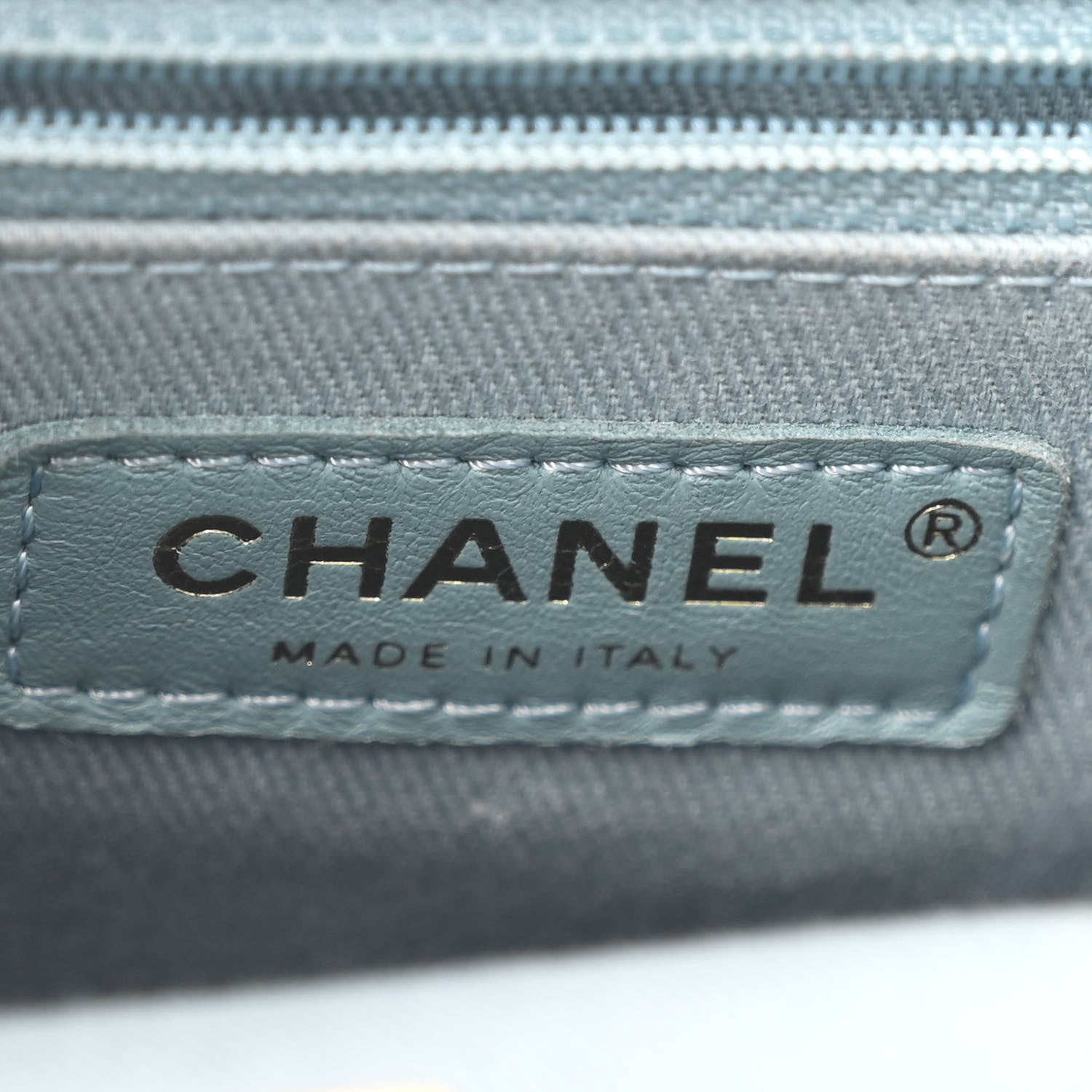 Caviar Quilted Business Affinity Backpack Light Blue
