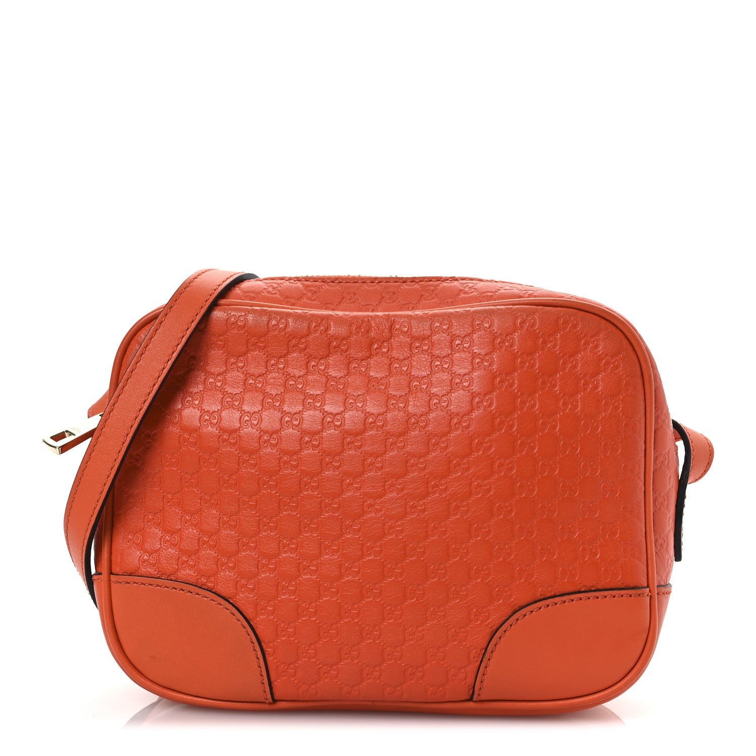 Soft Microguccissima Mini Bree Messenger Bag Sun Orange