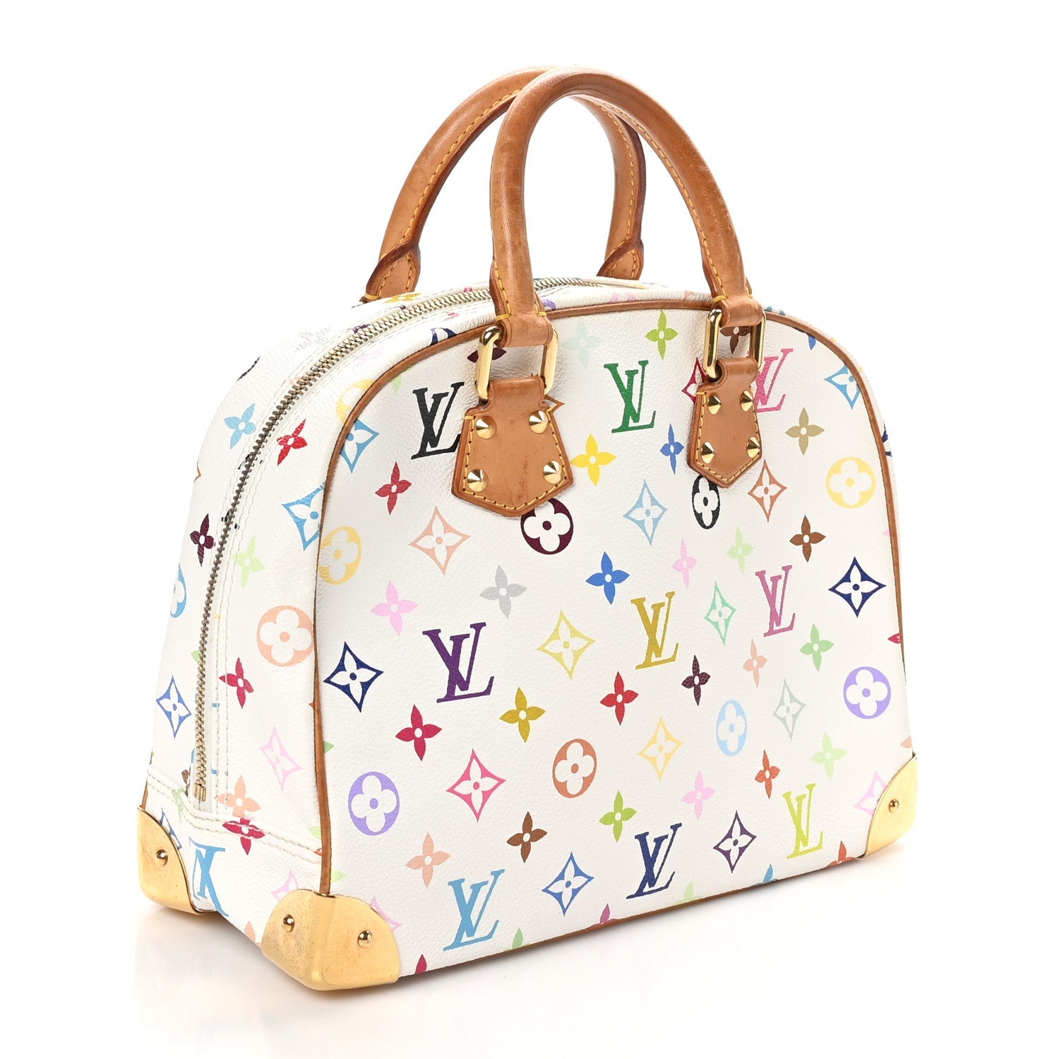 Monogram Multicolor Trouville White