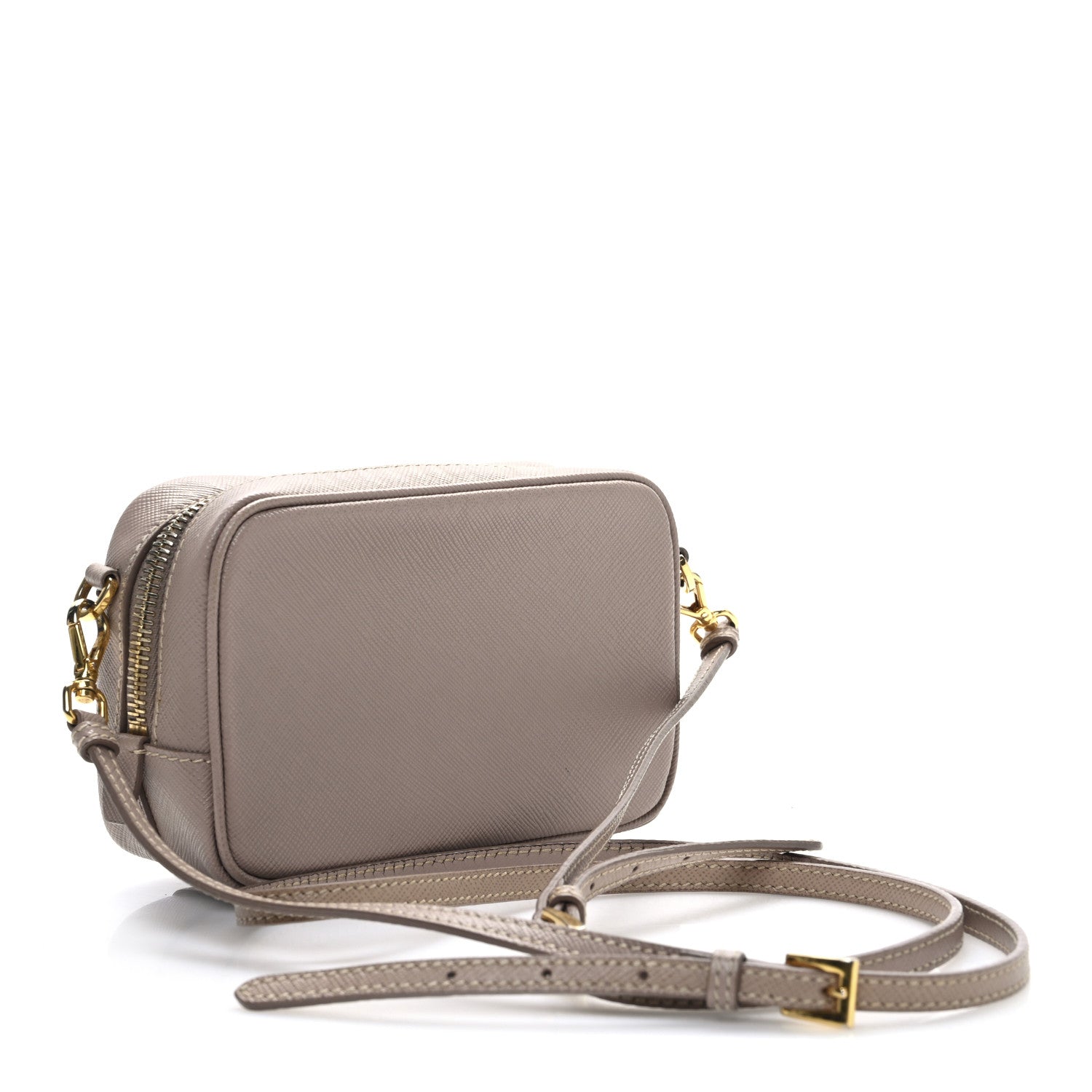 Saffiano Mini Camera Crossbody Bag Cammeo