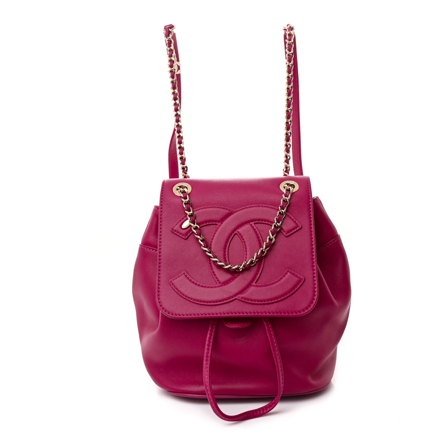 Lambskin CC Mania Backpack Pink
