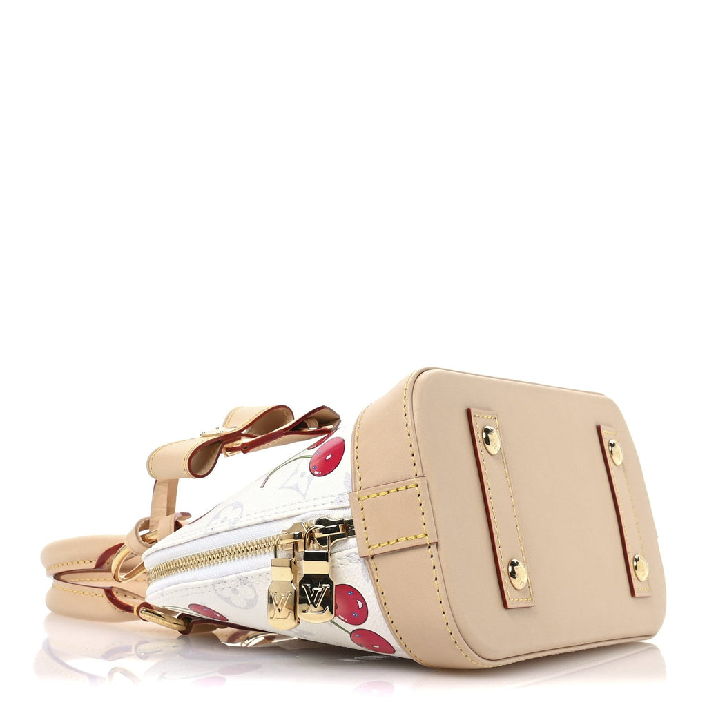 LV X TM Monogram Cerises Alma BB White