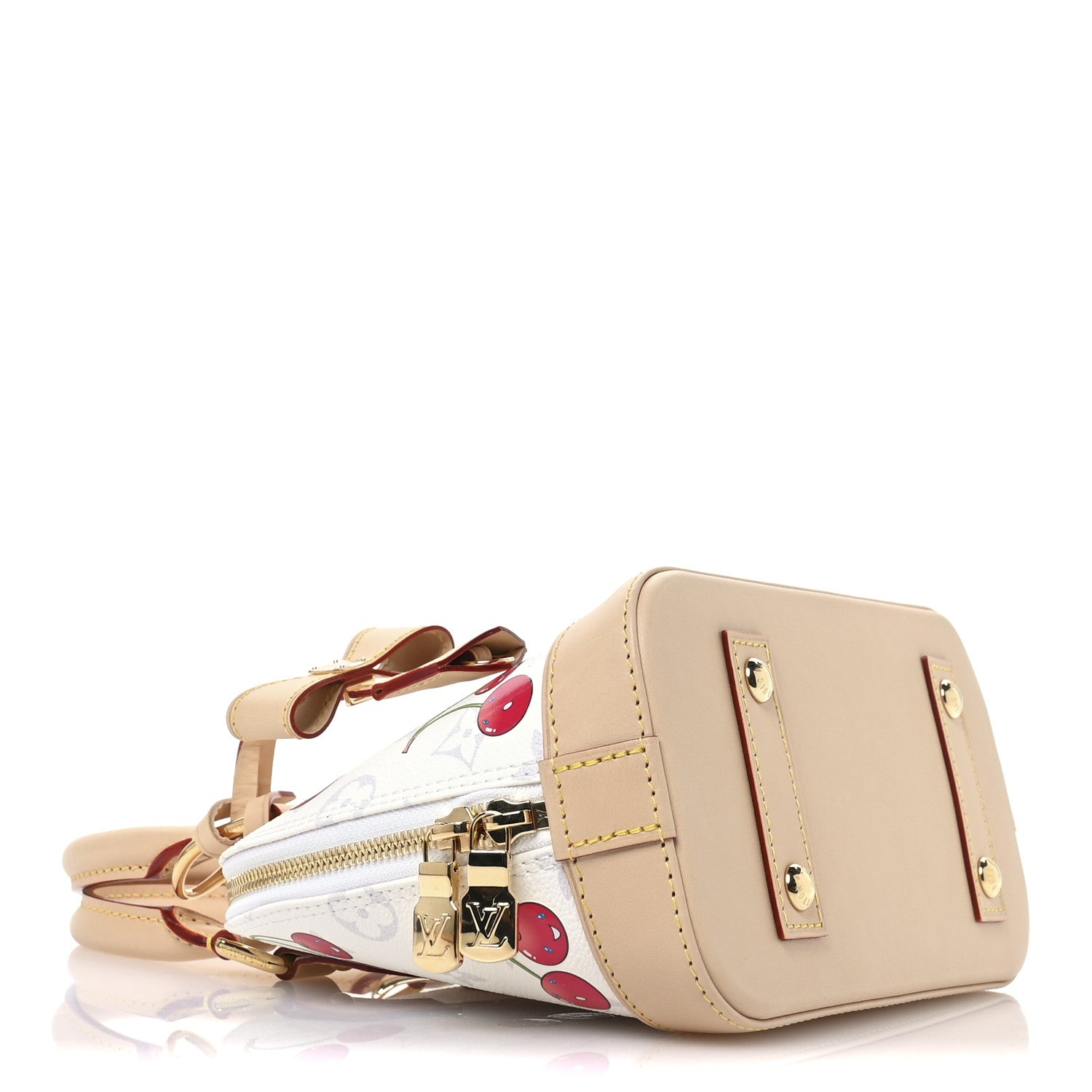 LV X TM Monogram Cerises Alma BB White
