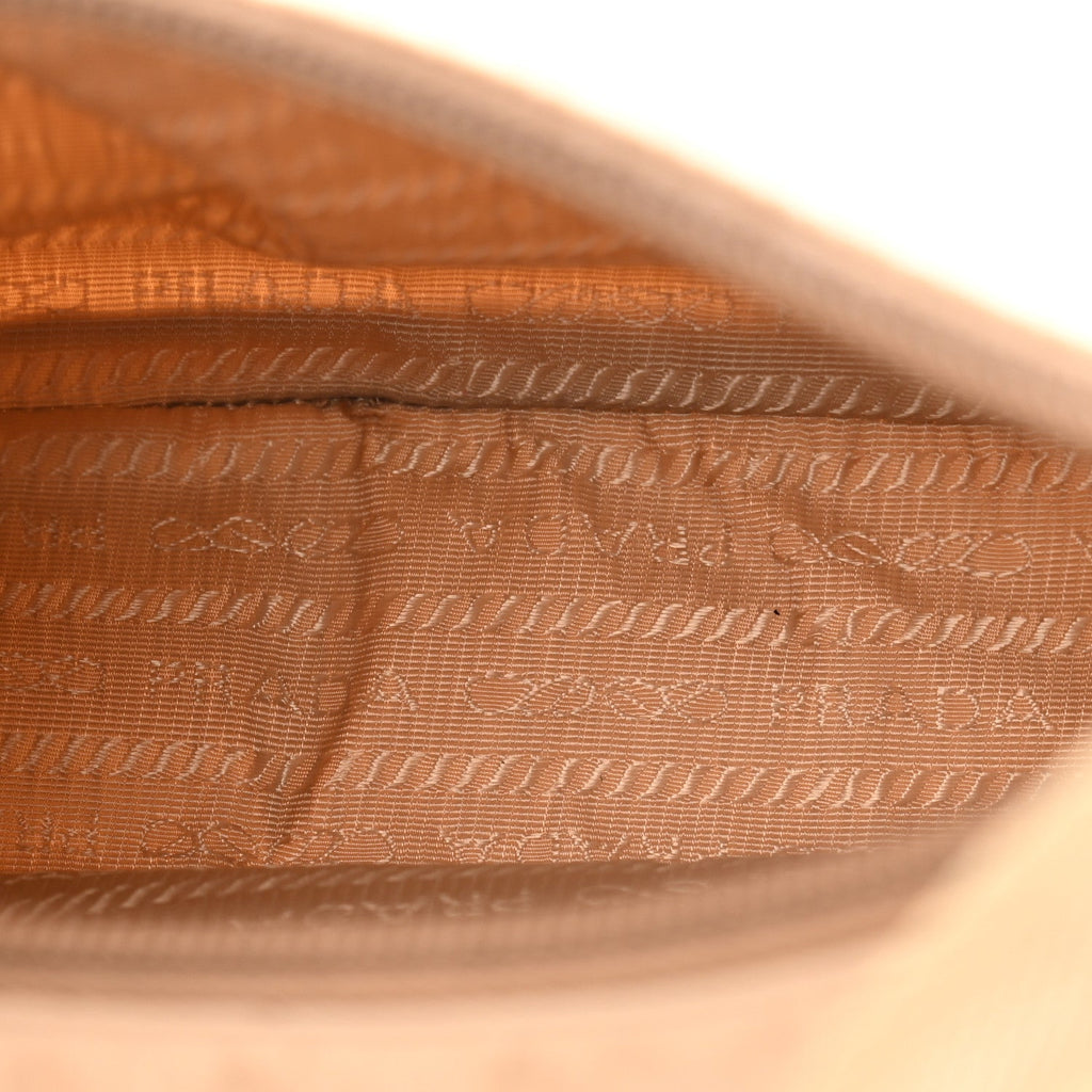 Re-Nylon Saffiano Mini Re-Edition 2000 Bag Deserto