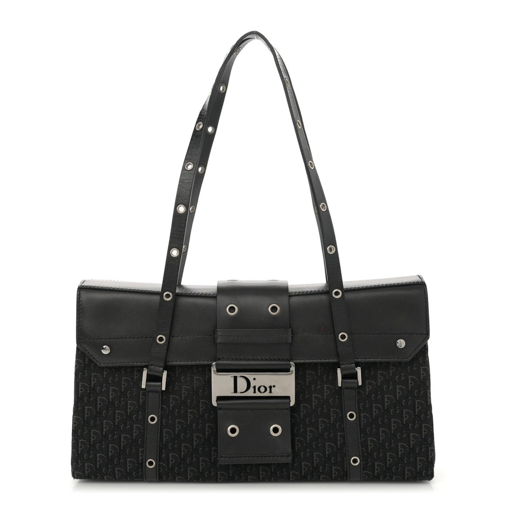 Monogram Street Chic Shoulder Bag Black