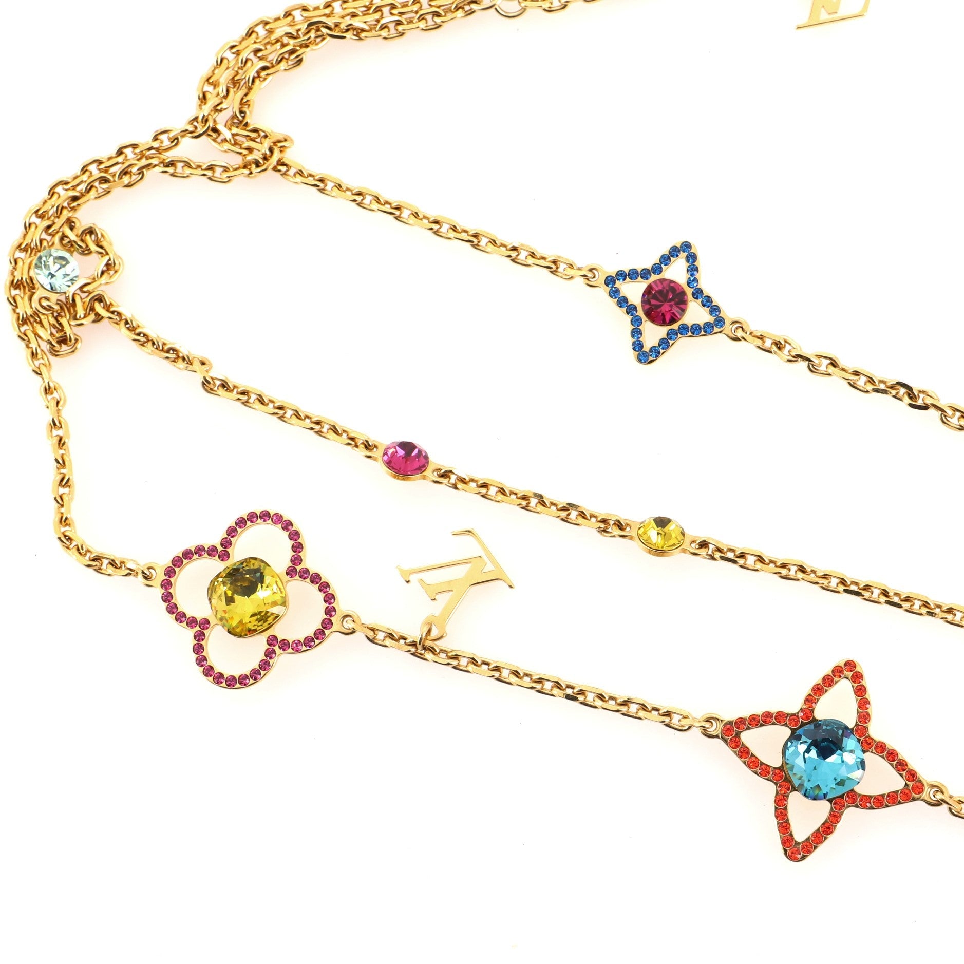 Eye Candy Necklace Swarovski Crystals and Metal