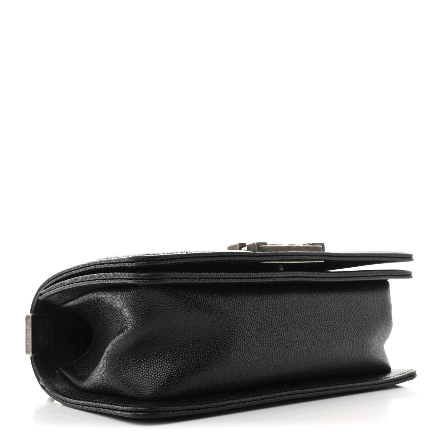 Caviar Quilted Small Boy Flap Black