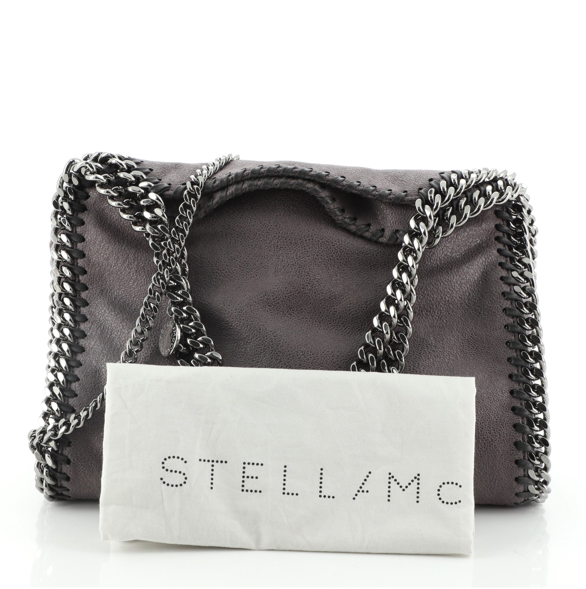 Falabella Fold Over Crossbody Bag Shaggy Deer Mini