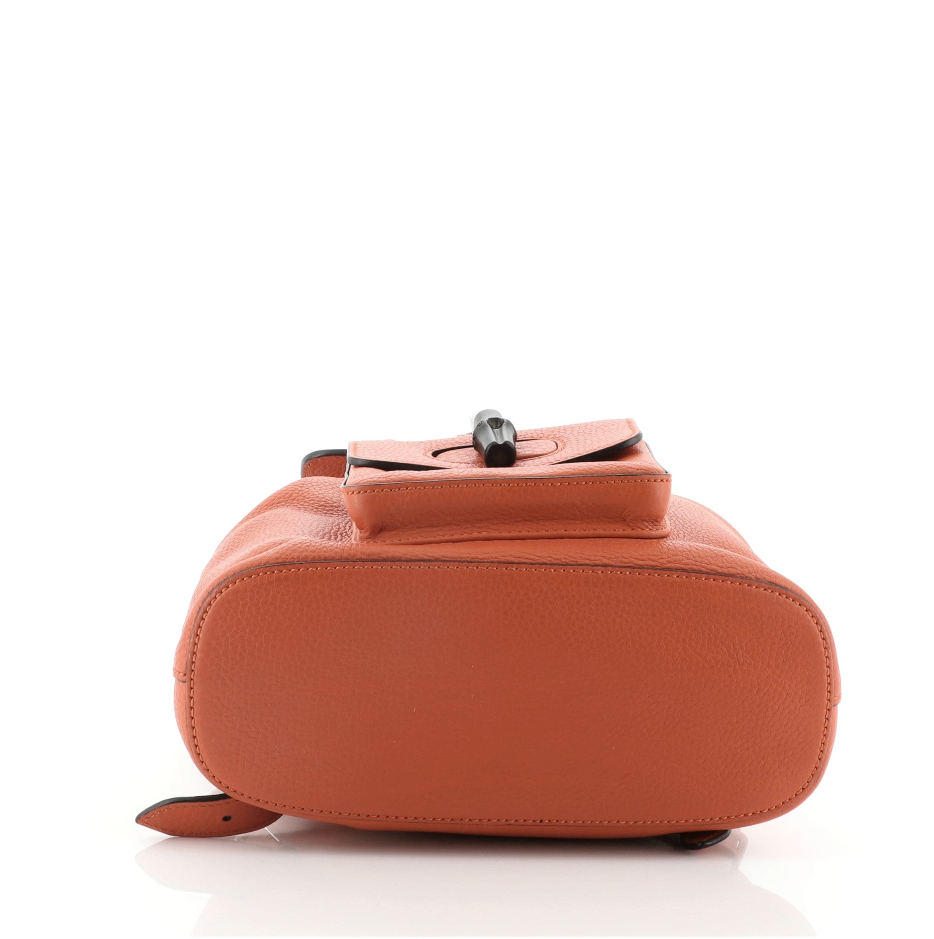 Bamboo Tassel Backpack Leather Mini