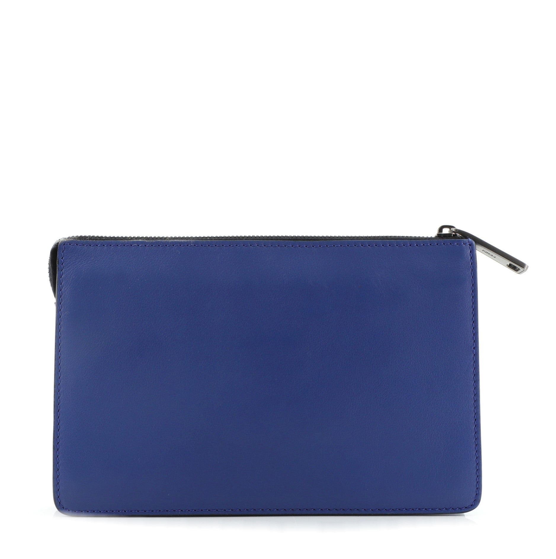 Faces Zip Clutch Leather Small