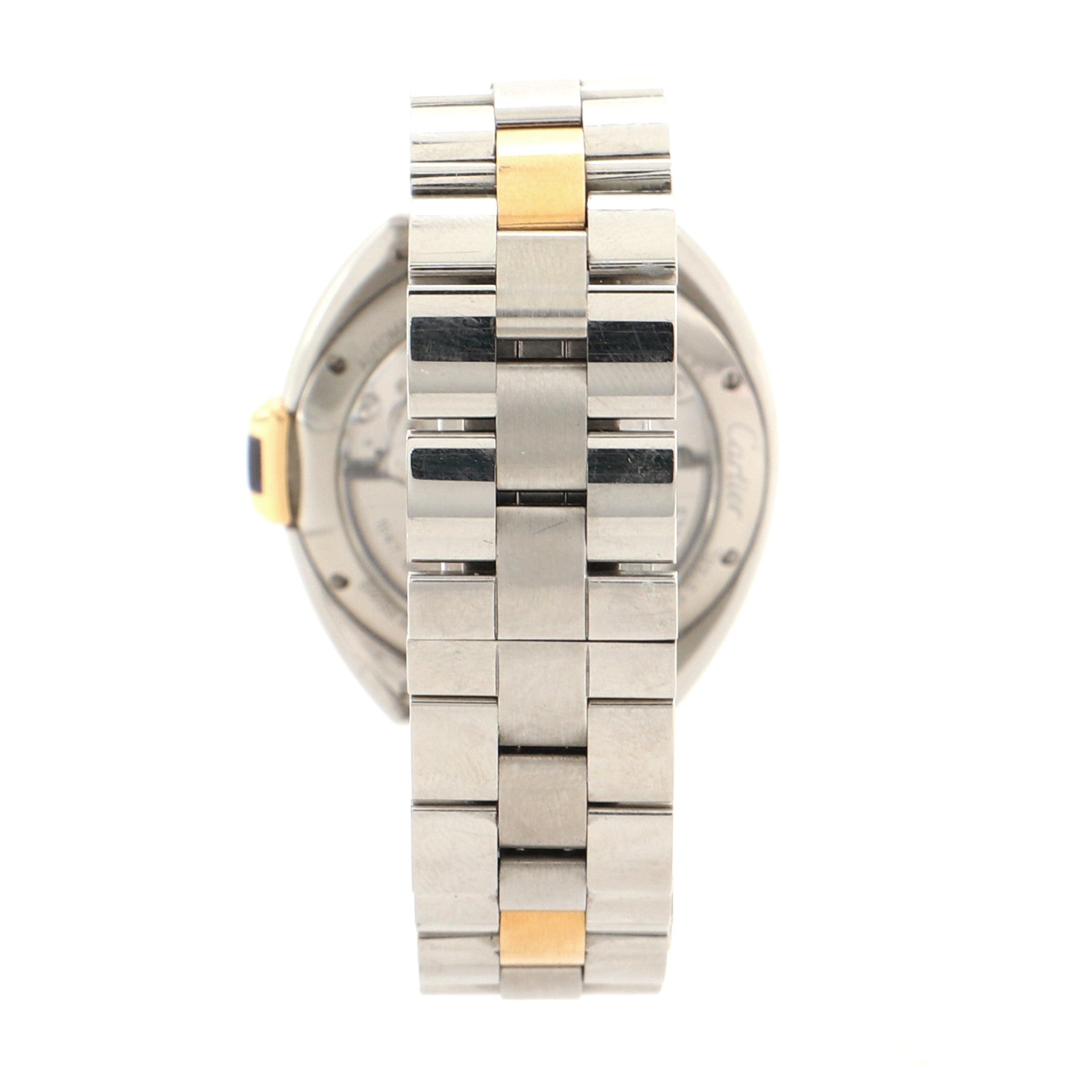 Cle de Cartier Automatic Watch Stainless Steel and Rose Gold 35