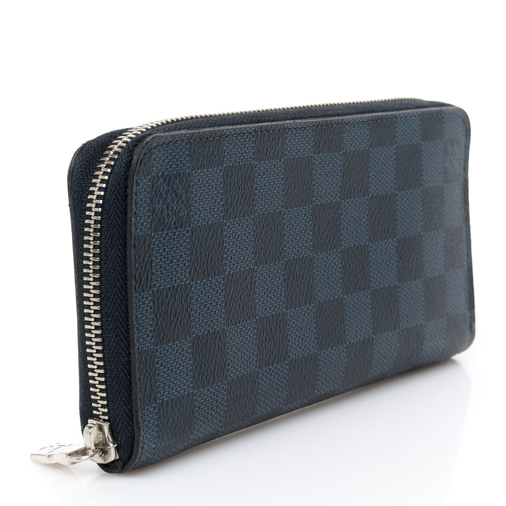 Damier Cobalt Zippy Wallet Vertical