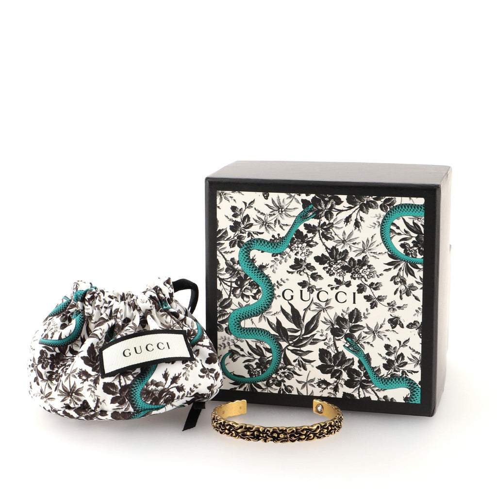 Lion Mane Cuff Bracelet Engraved Metal Small