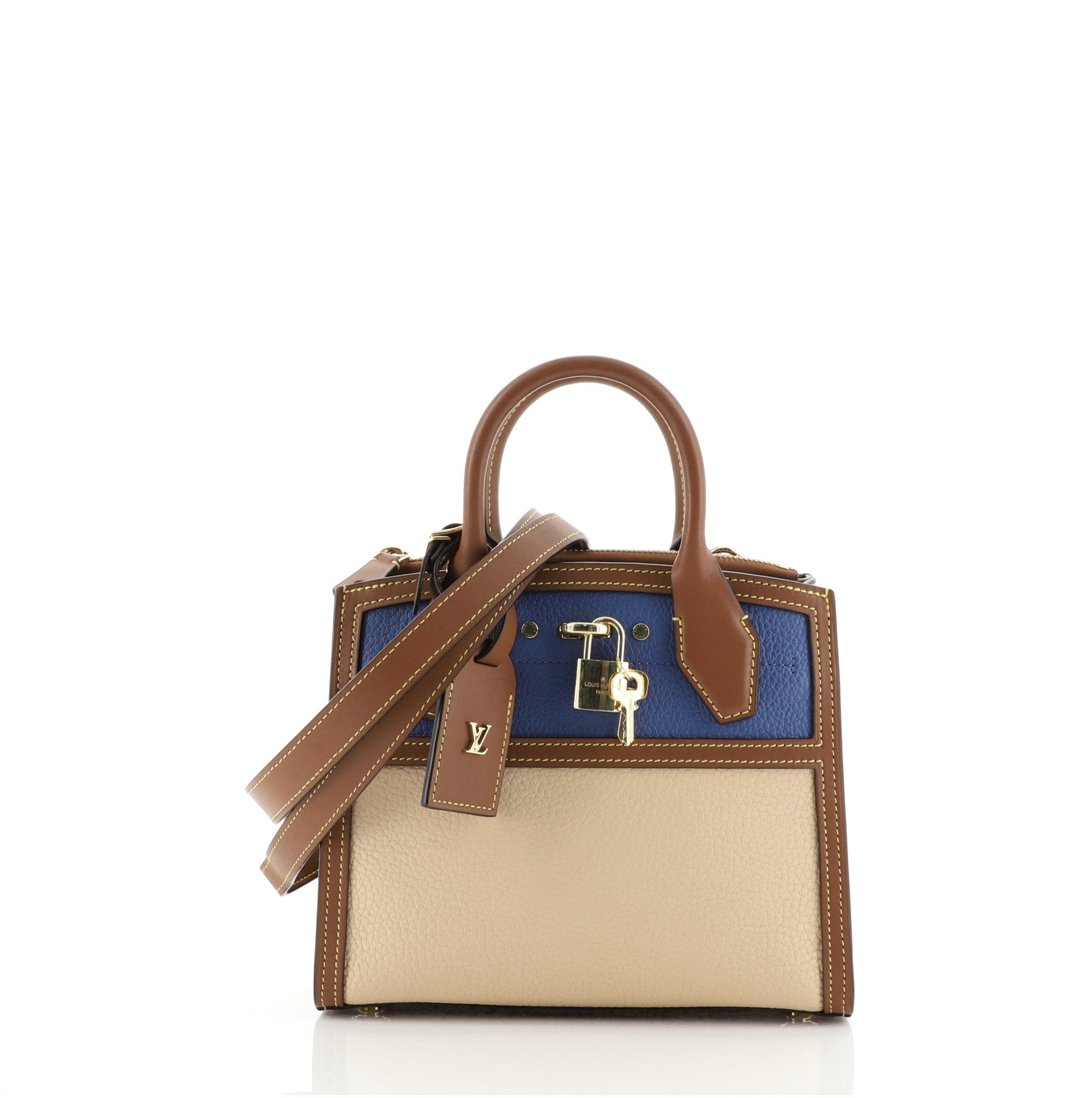 City Steamer Handbag Leather Mini