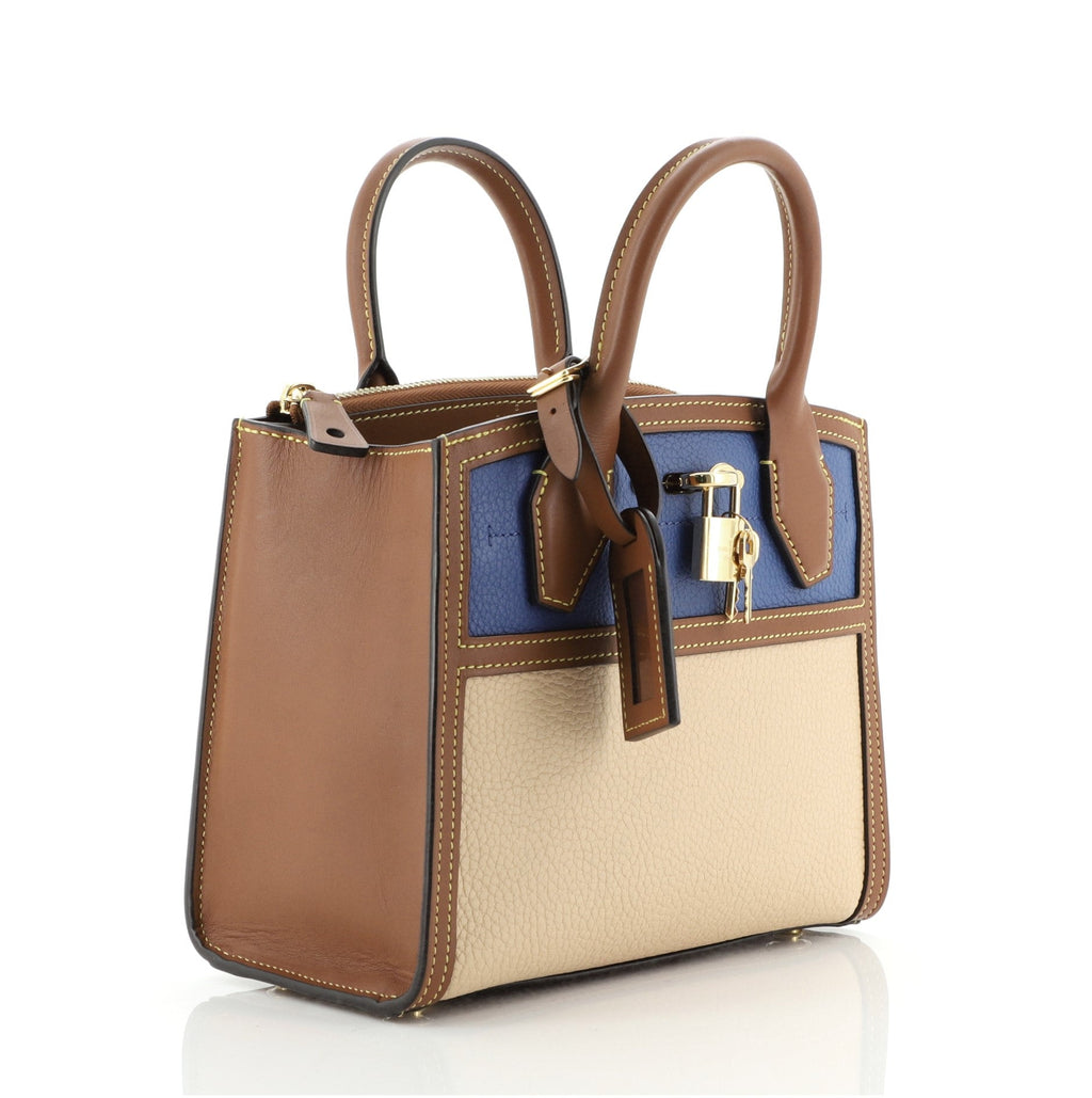 City Steamer Handbag Leather Mini