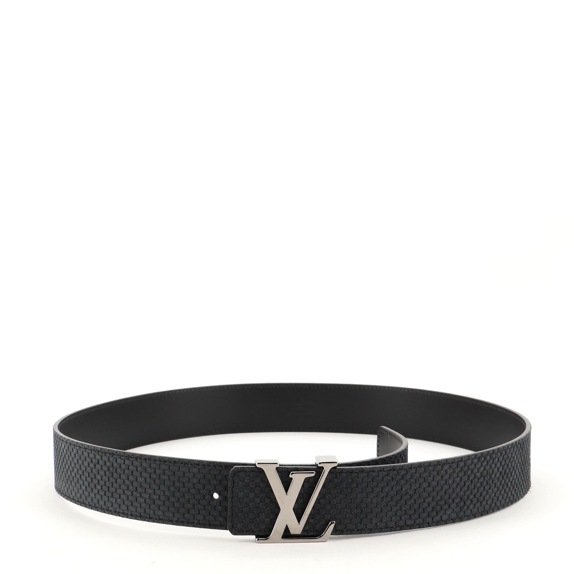 LV Initiales Reversible Belt Suede Damier Wide 100