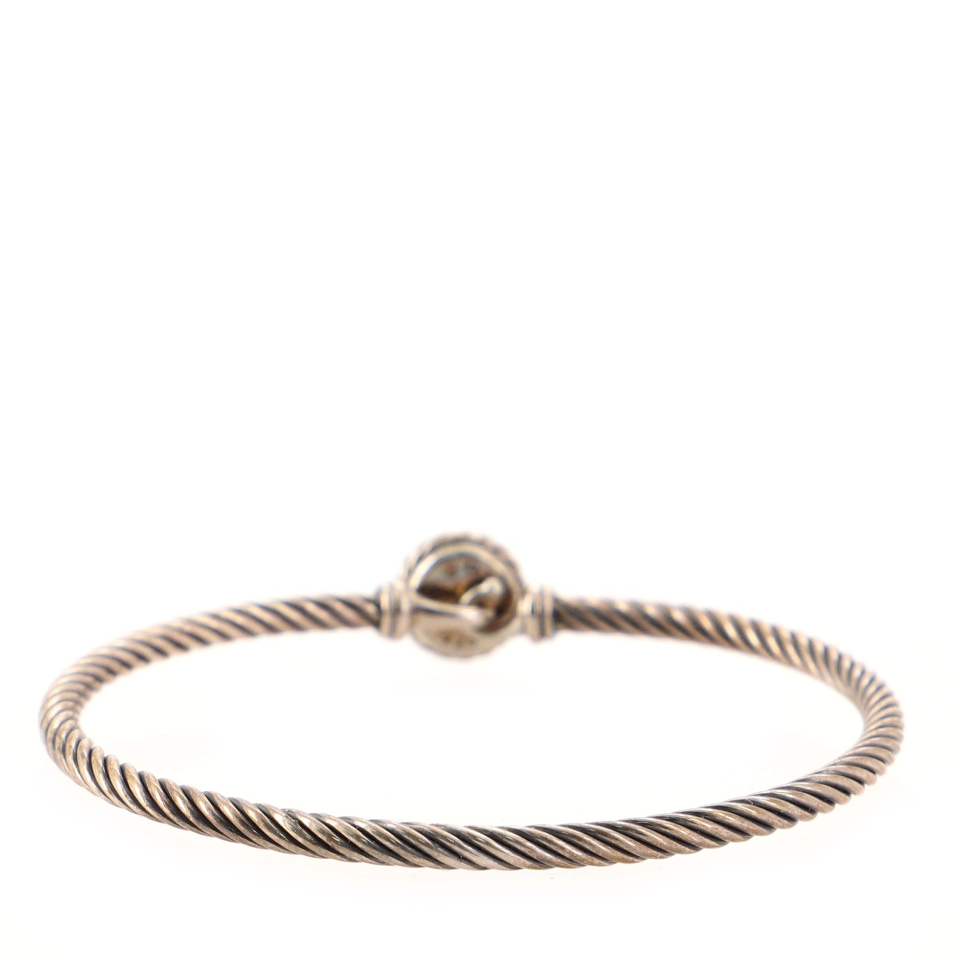 Chatelaine Dome Bracelet Sterling Silver with Blue Topaz