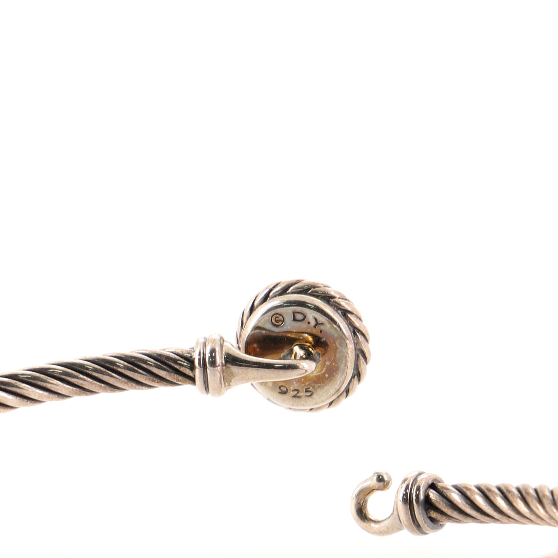 Chatelaine Dome Bracelet Sterling Silver with Blue Topaz