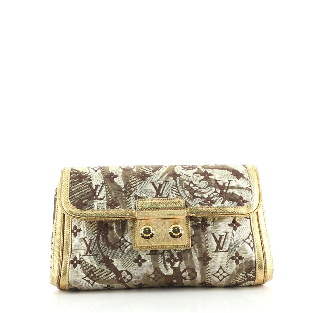 Thalie Clutch Brocade Monogram