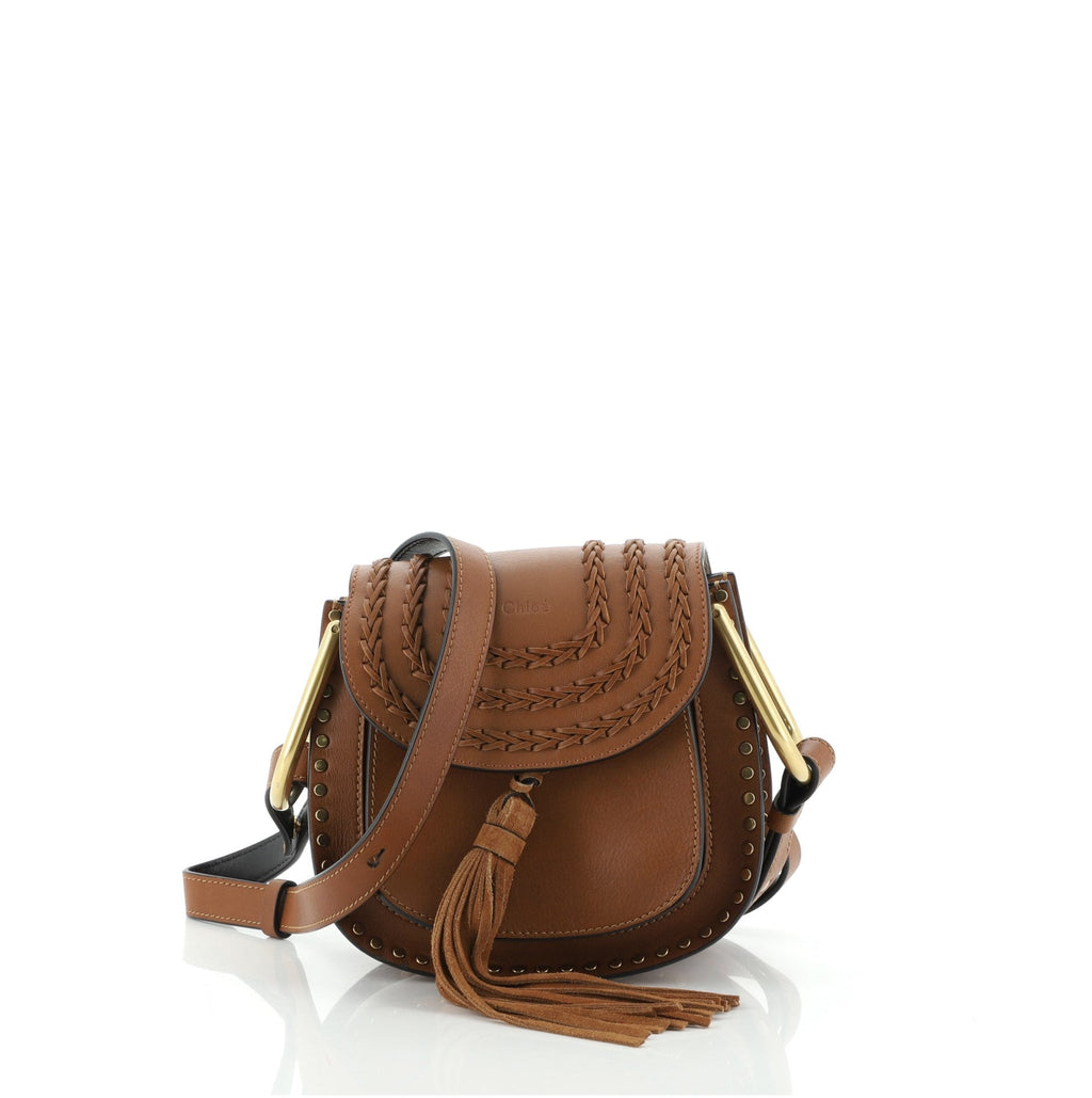 Hudson Handbag Whipstitch Leather Mini