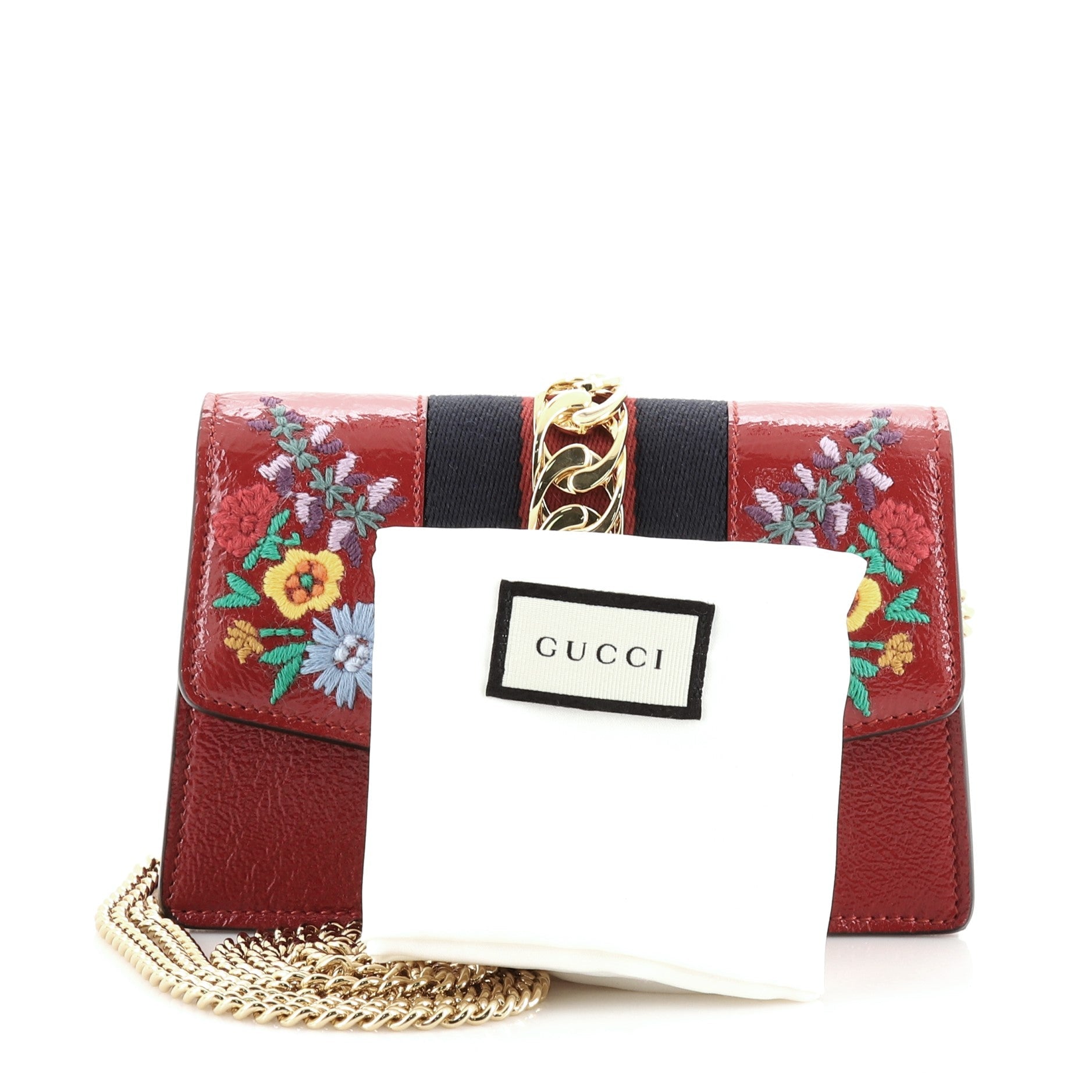 Sylvie Chain Shoulder Bag Leather Super Mini