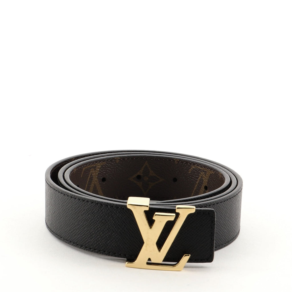 LV Initiales Reversible Belt Monogram Taigarama Wide 85