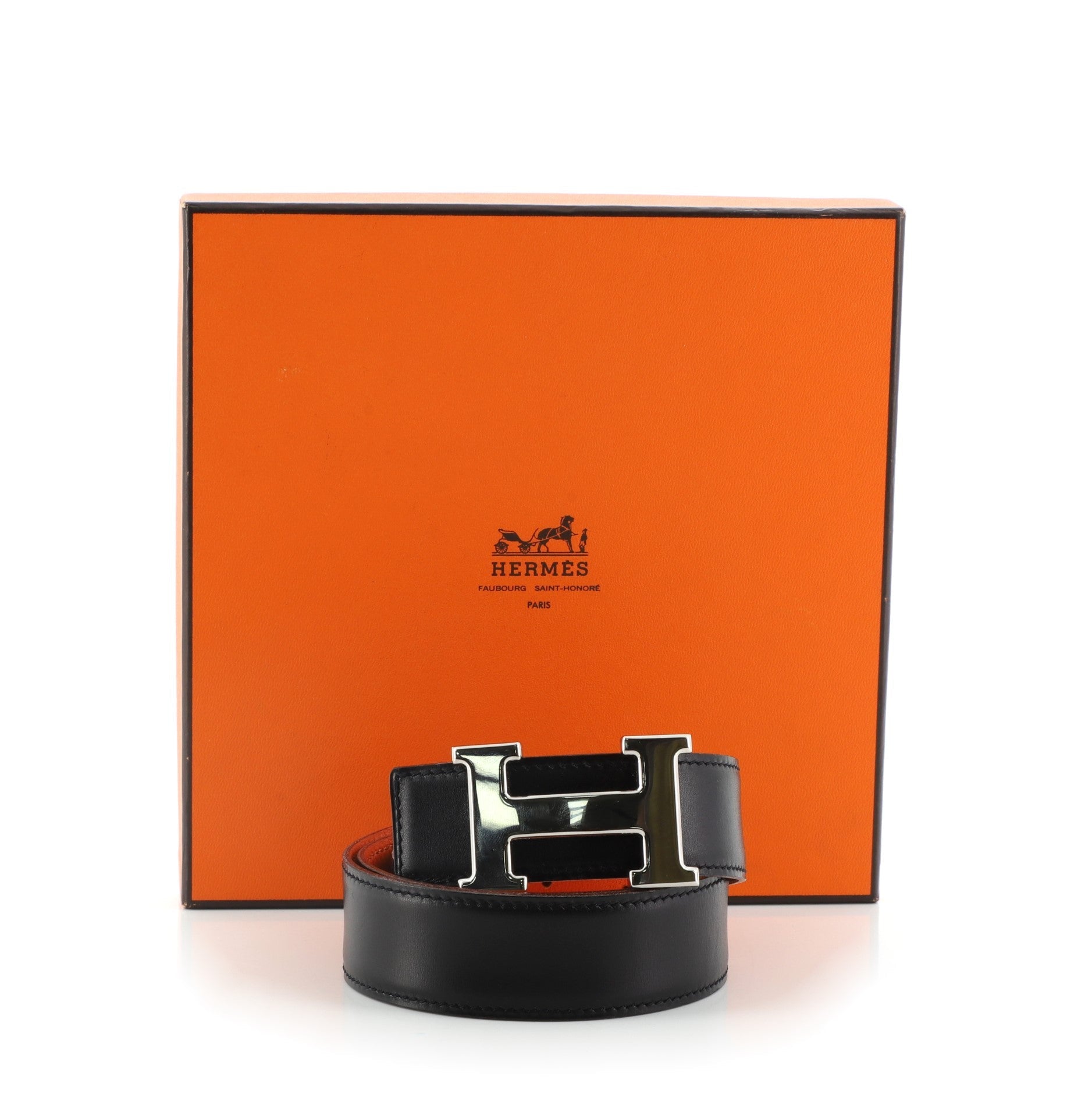 Constance Reversible Belt Leather Medium 75