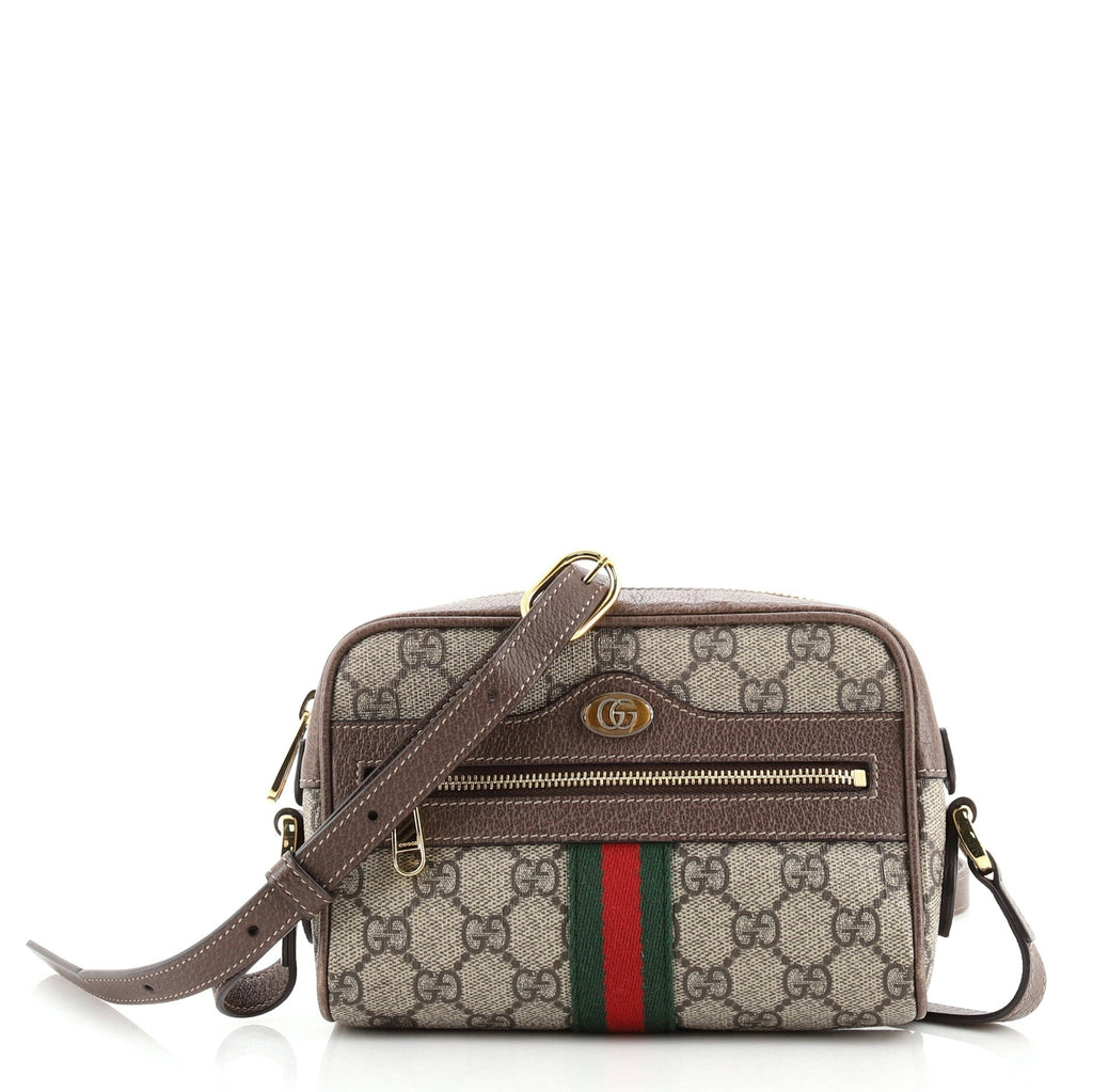 Ophidia Shoulder Bag GG Coated Canvas Mini