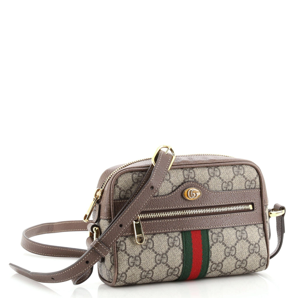 Ophidia Shoulder Bag GG Coated Canvas Mini