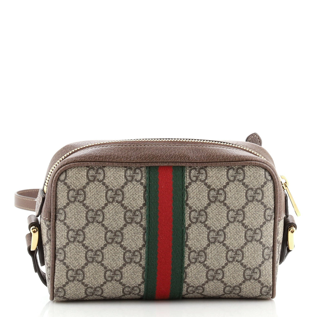 Ophidia Shoulder Bag GG Coated Canvas Mini