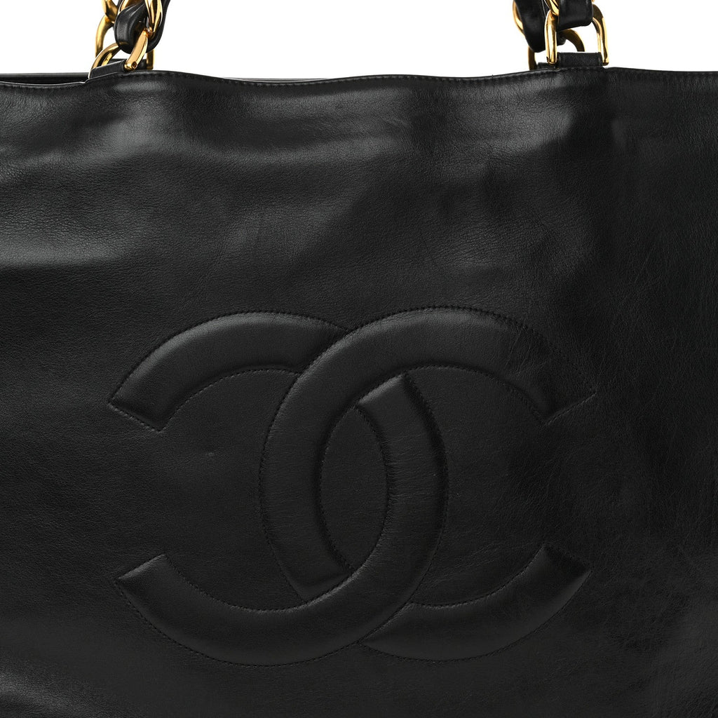 Lambskin CC Tote Black