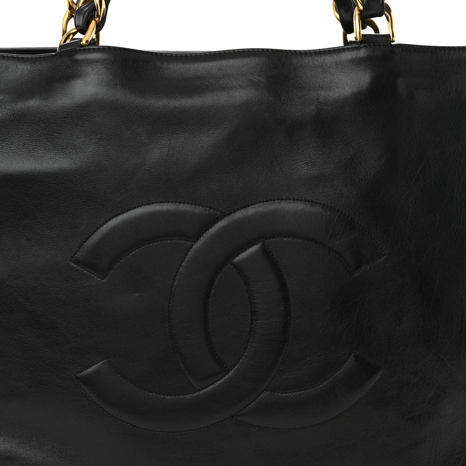 Lambskin CC Tote Black
