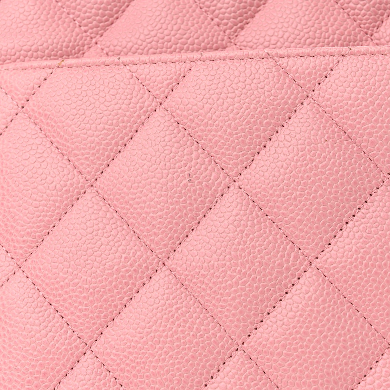 Caviar Quilted Medallion Tote Light Pink