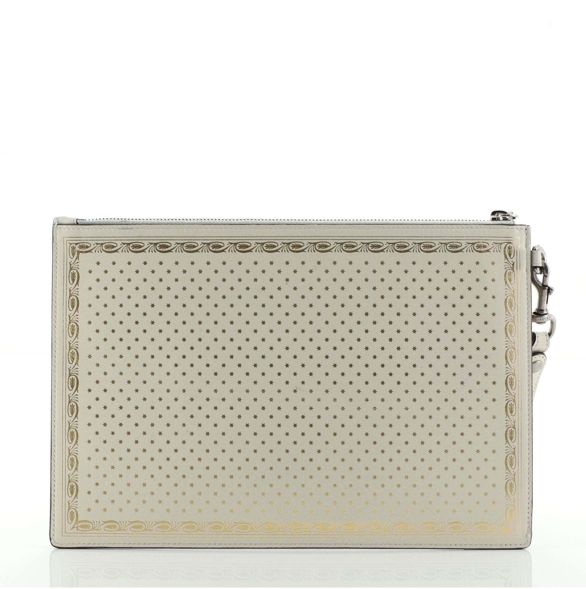 Wristlet Clutch Limited Edition Printed Leather