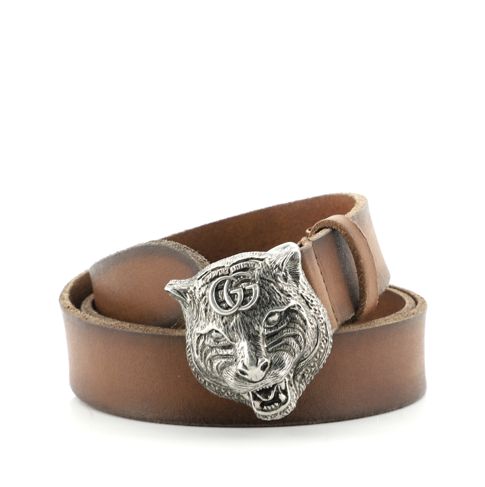 Animalier Belt Leather Thin 90