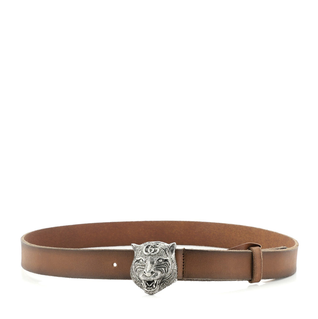 Animalier Belt Leather Thin 90
