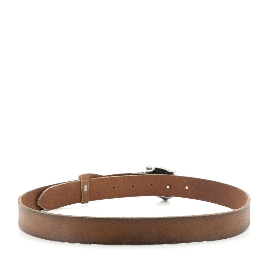 Animalier Belt Leather Thin 90