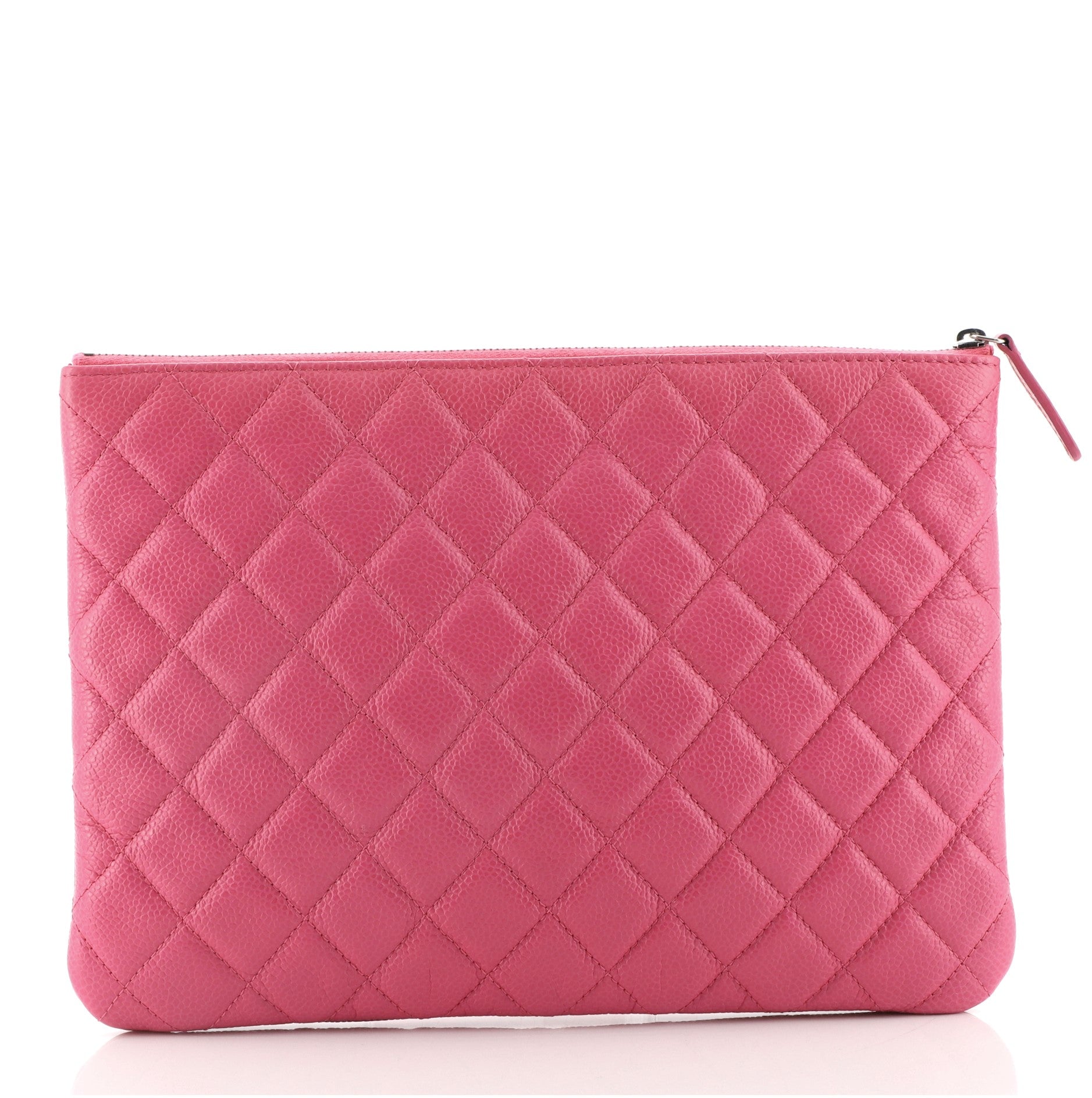 O Case Clutch Quilted Caviar Medium