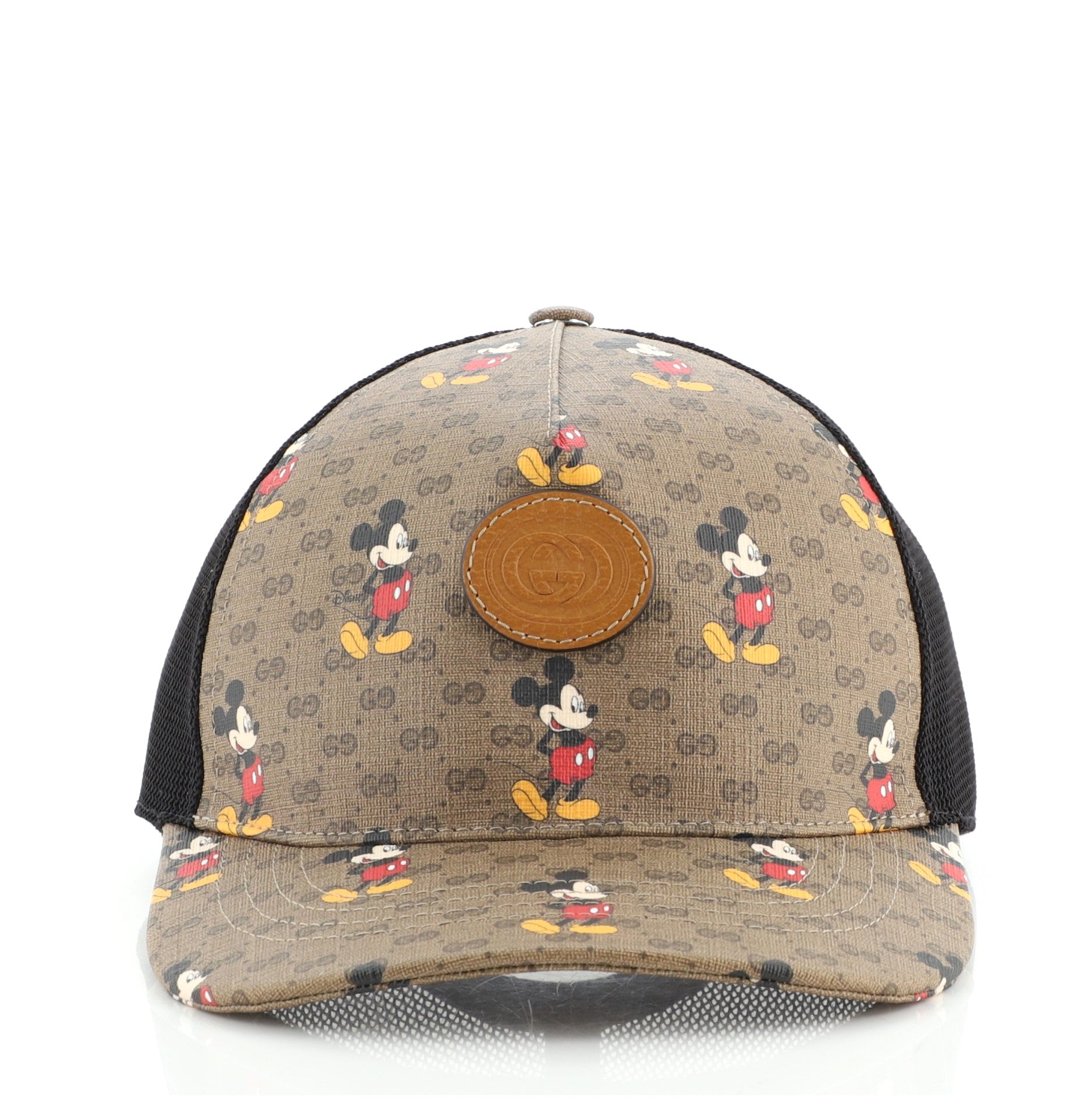 Disney Mickey Mouse Baseball Cap Printed Mini GG Coated Canvas Large