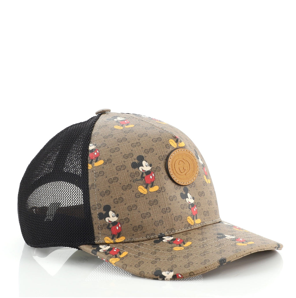 Disney Mickey Mouse Baseball Cap Printed Mini GG Coated Canvas Large