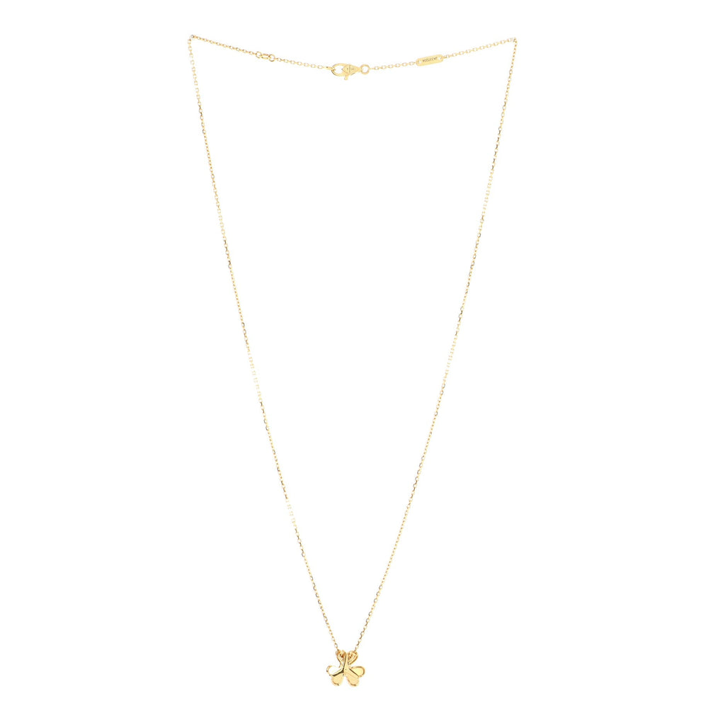 Frivole Pendant Necklace 18K Yellow Gold and Diamond Mini