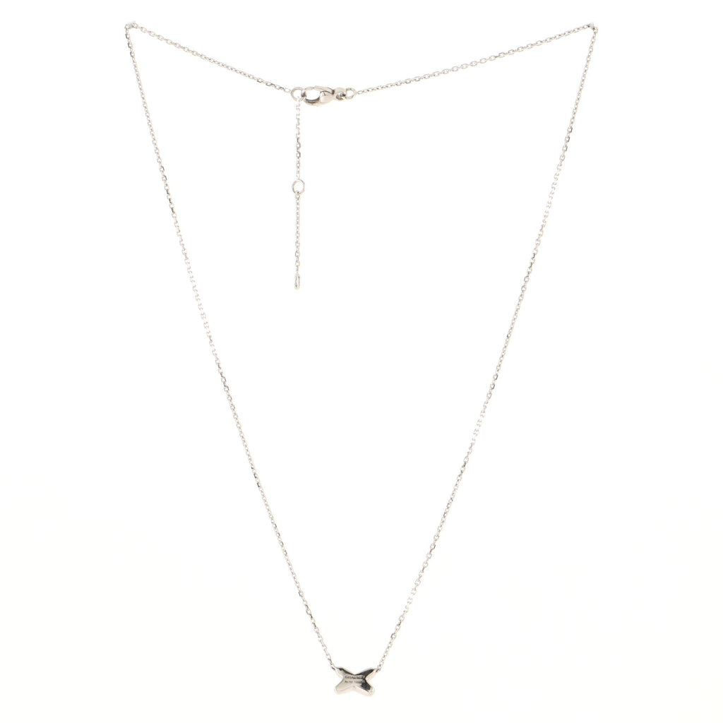 Jeux de Liens Pendant Necklace 18K White Gold with Diamonds