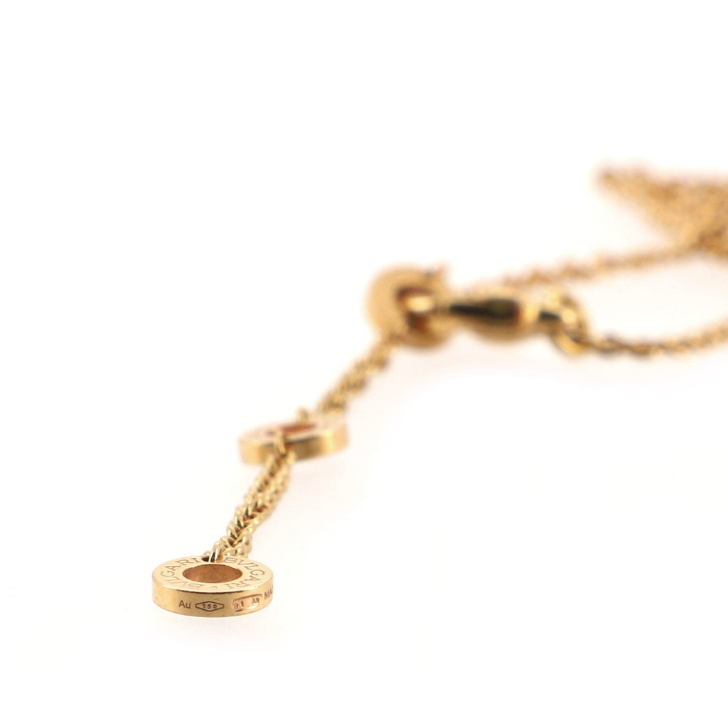 B.Zero1 Pendant Necklace 18K Rose Gold and Ceramic