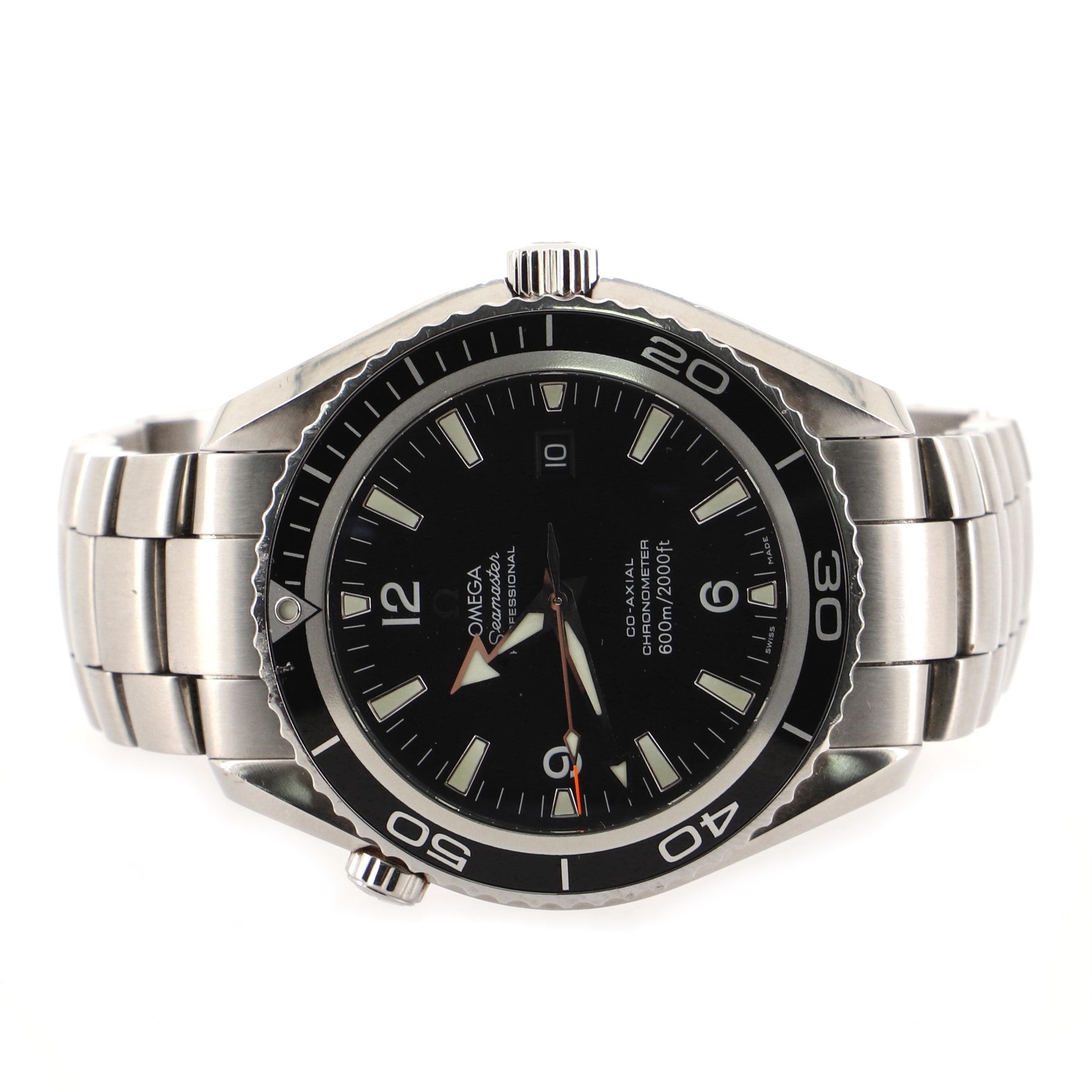 Seamaster Professional Planet Ocean 600M Co-Axial Chronometer Automatic Watch Stainless Steel 45